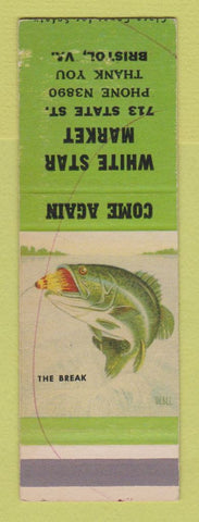 Matchbook Cover - White Star Market Bristol VA SAMPLE WRITING