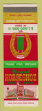 Matchbook Cover - Binion's Horseshoe Casino Hotel Las Vegas NV