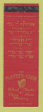 Matchbook Cover - Player's Club Opera House Wharf Theatre Monterey CA