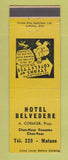 Matchbook Cover - Hotel Belvedere Matane QC WEAR