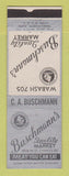 Matchbook Cover - Buschmann's Market Grocery Buffalo NY