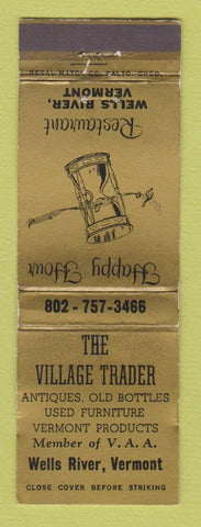 Matchbook Cover - Village Trader Antiques Wells River VT Restaurant WEAR