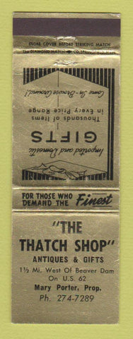 Matchbook Cover - Thatch Shop Antiques Beaver Dam WI?