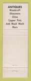 Matchbook Cover - Thatch Shop Antiques Beaver Dam WI?