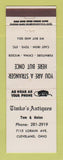 Matchbook Cover - Timko's Antiques Cleveland OH