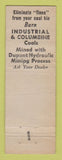 Matchbook Cover - Valverde Wood Box Company Del Kenner Coal WEAR