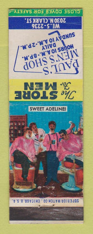 Matchbook Cover - Paul's Men's Shop WEAR