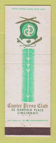 Matchbook Cover - Cuvier Press Club Cincinnati OH