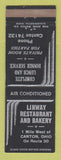 Matchbook Cover - Linway Restaurant Bakery Canton OH