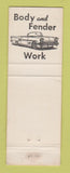 Matchbook Cover - City Motor Service GMC Trucks Doniphan MO
