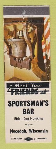 Matchbook Cover - Sportsman's Bar Necedah WI