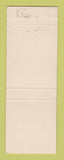 Matchbook Cover - Tow Jagielly Society New Castle PA RED