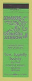 Matchbook Cover - Tow Jagielly Society New Castle PA GREEN
