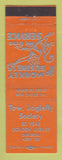 Matchbook Cover - Tow Jagielly Society New Castle PA ORANGE WEAR