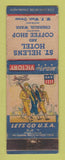 Matchbook Cover - St Helens Hotel Chehalis WA WWII WORN
