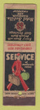 Matchbook Cover - Hotel Seville Harrison AR bellhop WEAR