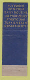 Matchbook Cover - Jonathan Club Los Angeles CA FOR SAFETY