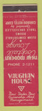 Matchbook Cover - Vaughan House  WEAR