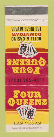Matchbook Cover - Four Queens Casino Las Vegas NV