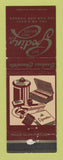 Matchbook Cover - Nap Godin Tobacco Trois Rivieres QC WEAR