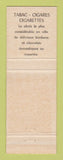 Matchbook Cover - Nap Godin Tobacco Trois Rivieres QC WEAR