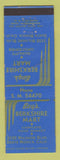 Matchbook Cover - Boy's Berkshire Market Grocery Santa Monica CA
