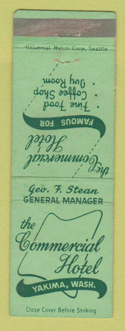 Matchbook Cover - Commercial Hotel Yakima WA