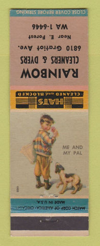 Matchbook Cover - Rainbow Cleaners Dyers