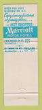 Matchbook Cover - Hot Shoppes Restaurants CHAIN