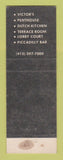 Matchbook Cover - Hotel St Francis San Francisco CA WEAR