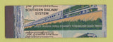 Matchbook Cover - Southern Railroad Midget MISCUT