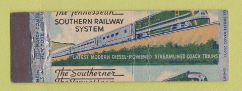 Matchbook Cover - Southern Railroad Midget MISCUT