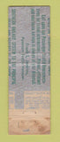 Matchbook Cover - Southern Railroad Midget MISCUT