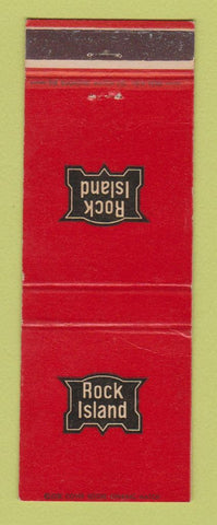 Matchbook Cover - Rock Island Railroad