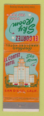 Matchbook Cover - El Cortez Hotel San Diego CA