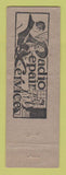 Matchbook Cover - Madsen Radio Electric Service Sidney NE WEAR
