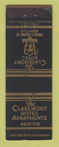 Matchbook Cover - Claremont Hotel Seattle WA WEAR