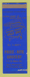 Matchbook Cover - Price Rite Grocery  SAMPLE WEAR