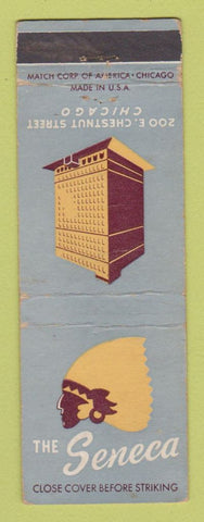 Matchbook Cover - Seneca Hotel Chicago IL