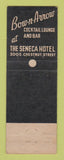Matchbook Cover - Seneca Hotel Chicago IL