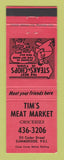 Matchbook Cover - Tim's Meat Market Summerside PEI PE