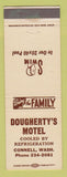 Matchbook Cover - Dougherty's Motel Connell WA girlie
