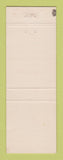 Matchbook Cover - Driftwood Restaurant Colton WA WEAR