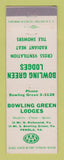 Matchbook Cover - Bowling Green Lodges Penola VA