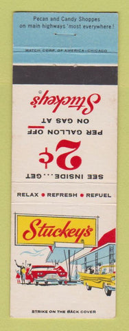 Matchbook Cover - Stuckey's oil gas Eastman GA