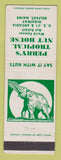 Matchbook Cover - Perry's Tropical Nut House Belfast ME