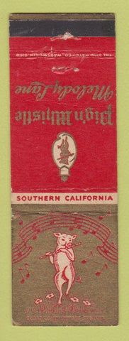 Matchbook Cover - Pig n Whistle Melody Lane CA WEAR