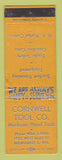 Matchbook Cover - Cornwell Tool Company Milwaukee WI