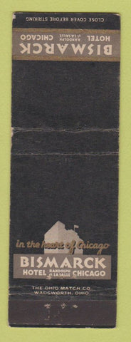 Matchbook Cover - Bismarck Hotel Chicago IL