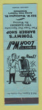 Matchbook Cover - Tommy's Barber Shop